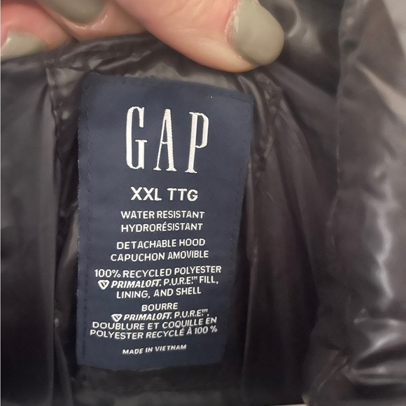 NWT GAP Women's Big Puff Cropped Jacket Black XXL - Picture 12 of 14